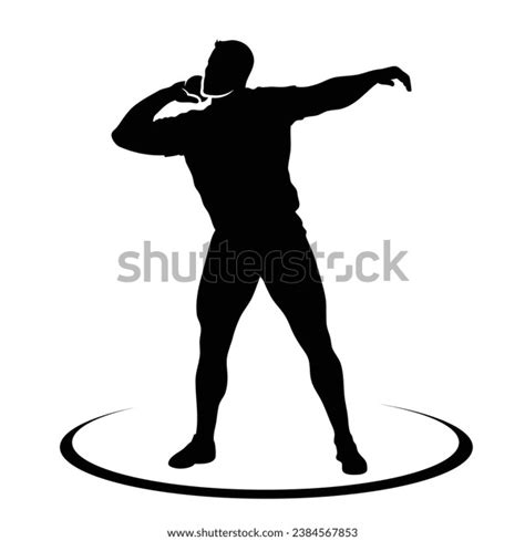 Shot Put Vector Illustration Stock Vector (Royalty Free) 2384567853 ...