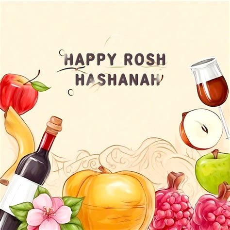 Premium Ai Image Rosh Hashanah Jewish New Year Holiday