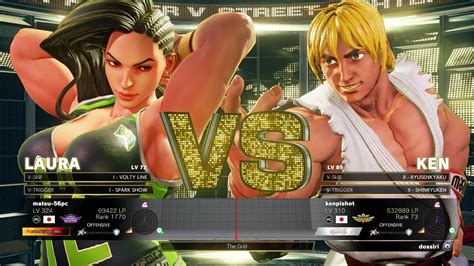 SFV Champion Edition Matsu 56pc Laura Vs Kenpi Ken Online Match