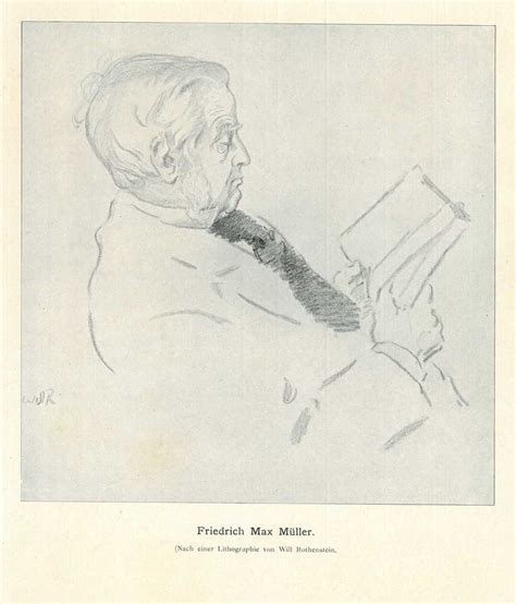 Portrait Of Friedrich Max Muller By Anonymous Good No Binding The