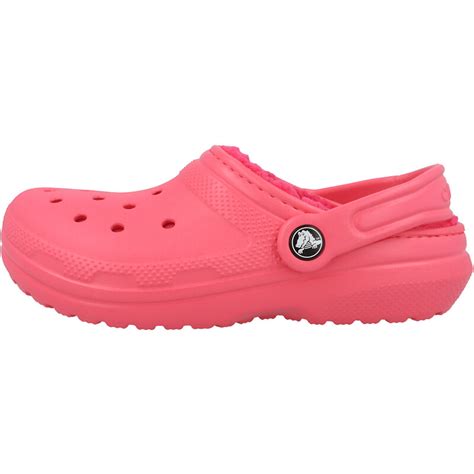 Crocs Kids Classic Lined Clog K Hyper Pink - Awesome Shoes