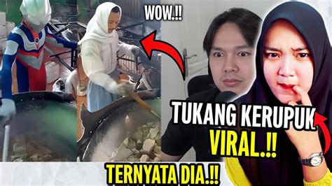 ABANG KERUPUK VIRAL DI TIKTOK VIDEO REACTION TEGUH SUWANDI