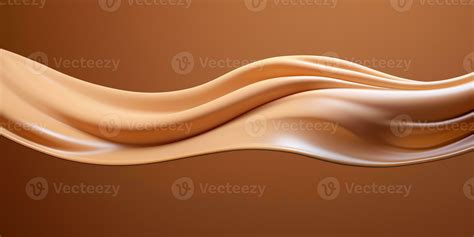 Generative Ai Nude Beige Color Background Flowing Cream Liquid Stock Photo At Vecteezy