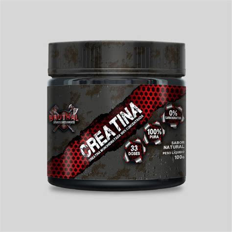 Creatina Pura Gr Bruthal Sports Supplements