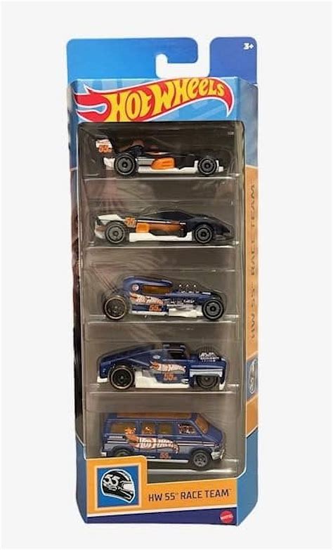 Hot Wheels HW 55th Race Team 5 Pack Walmart