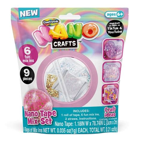 Nano Crafts Glitter Tape Pink