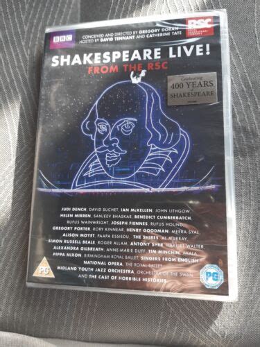 Shakespeare Live From The RSC DVD SEALED EBay