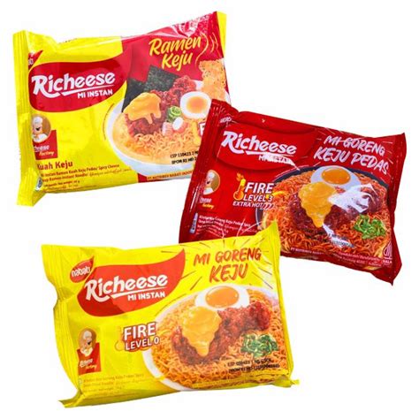 Jual Mie Richeese Nabati Level 0 3 Varian Goreng Ramen Shopee Indonesia