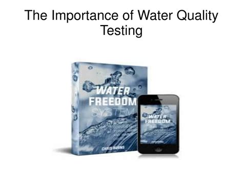 Ppt The Importance Of Water Quality Testing Powerpoint Presentation