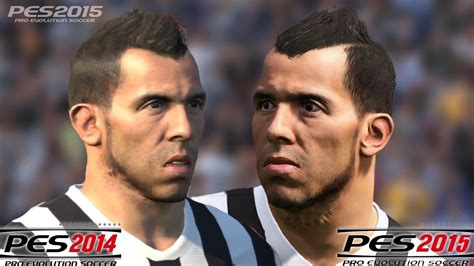 PES 2015 Vs PES 2014 FACE Comparison JUVENTUS YouTube