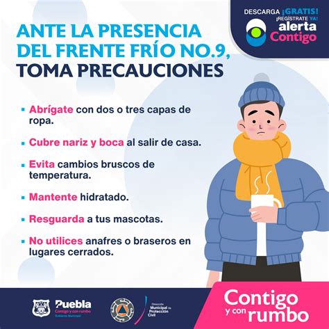 Emiten Recomendaciones Por Frente Fr O En Puebla Capital