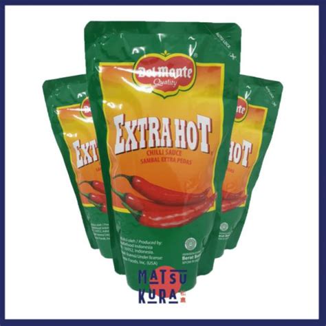 Jual SAUS SAMBAL DELMONTE DELMONTE SAUCE EXTRA HOT SAMBAL POUCH KG Shopee Indonesia