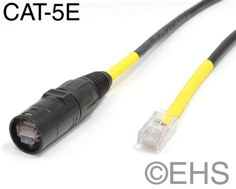CAT 5-E Stranded cable with optional EtherCon 100Ft- Event Horizon