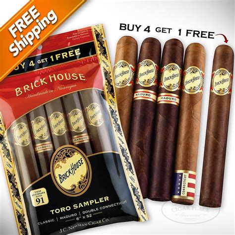 Brick House Toro Sampler Fresh Pack Of Cigars Cigarplace