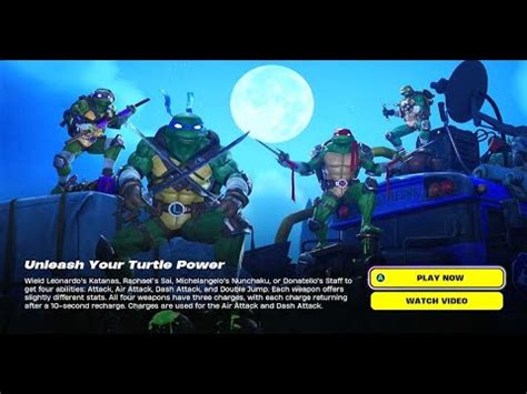 TMNT Teenage Mutant Ninja Turtles Intro Video 2 Fortnite YouTube