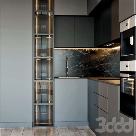 3D модели кухни - kitchen 11