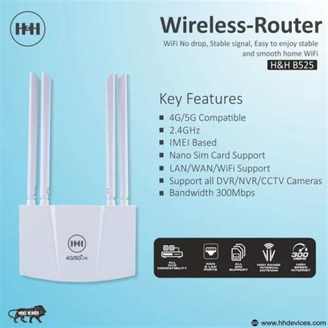 Wireless or Wi-Fi 4g Sim Based Wifi Router at ₹ 1999/piece | Wifi ...
