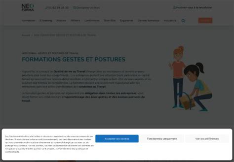 Formation Gestes Et Postures Neo Forma Avis Site