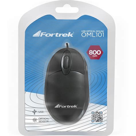 MOUSE OPTICO USB OML101 Fortrek Gaúcha Distribuidora