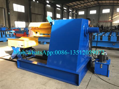 Tons Galvanized Steel Coil Hydraulic Decoiler Tianjin Haixing Imp