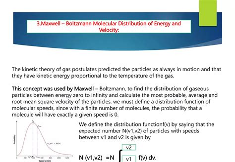 KINETIC THEORY OF GASES DISTRIBUTION OF MOLECULAR VELOCITY