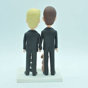 Gay Wedding Toppers Same Sex Cake Topper Grooms Cake Topper Same Gender Cake Topper Gay Cake