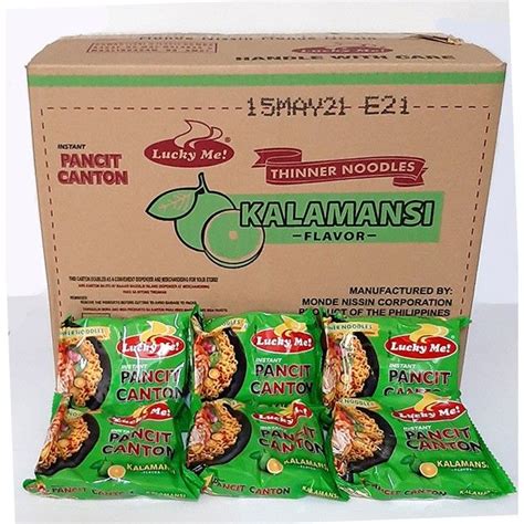 LUCKY ME PANCIT CANTON 1 CASE 72 PCS NEW PACKIGING ORIGINAL