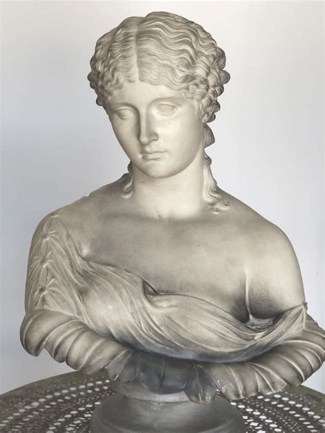 Th C Plaster Bust Of Clytie The Water Nymph