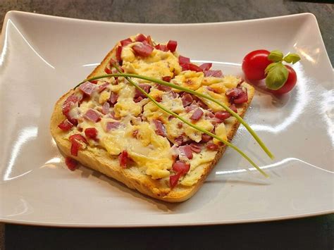 Toast Mit Schinken K Se Creme Berbacken Von Viechdoc Chefkoch