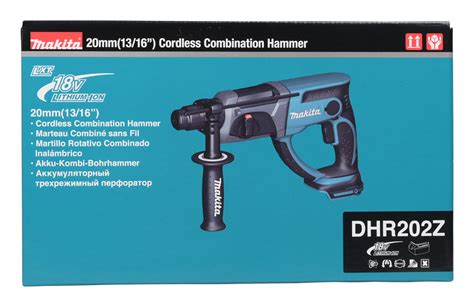 DHR202Z - 18V LXT® Li-ion 2,0J SDS-PLUS fúró-vésőkalapács Z