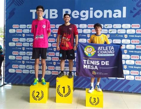 Jacare Conquista Medalhas Na Liga Valeparaibana De T Nis De Mesa