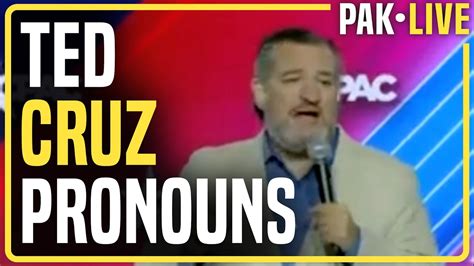 Ted Cruz Announces New Pronouns Youtube