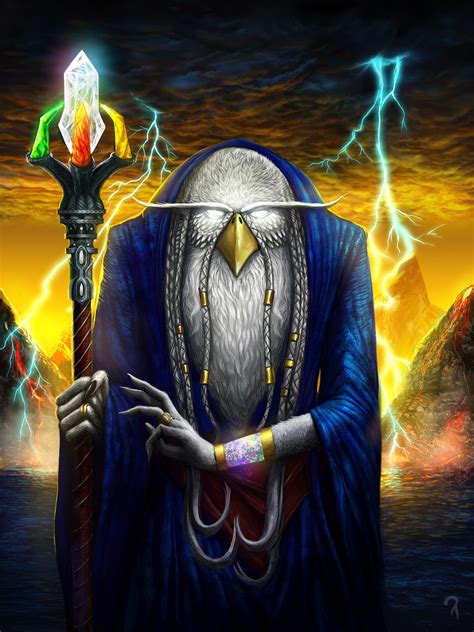 [OC][ART] Gethis, an NPC Archmage that teaches players unique spells