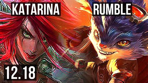 Katarina Vs Rumble Mid Rank 3 Kata 1002 1000 Games Legendary