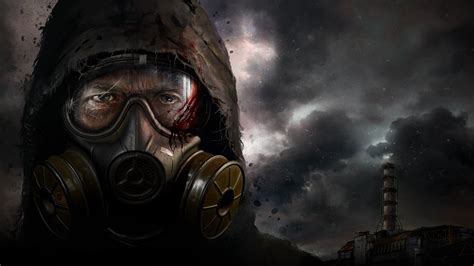 Wallpaper Video Games Video Game Art Digital Art Mask Gas Masks