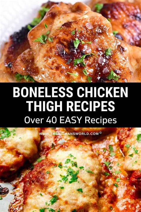 20+ Healthy Chicken Thigh Recipes (Tried & True) | Recipe | Boneless