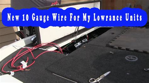 How To Run New 10 Gauge Wire In You Boat Youtube