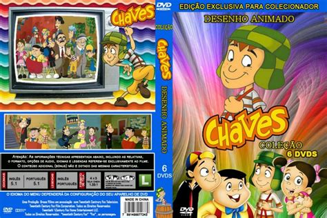 Coleção Completa Chaves Desenho Animado 6 Dvds R 19 90 em