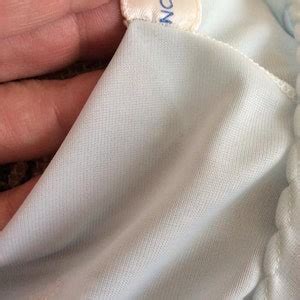Vintage 1960s Nightgown Lingerie Pale Blue Luxite Label Flower Etsy