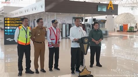 Tinjau Bandara Kertajati Jokowi Senang Aktivitas Penerbangan Meningkat