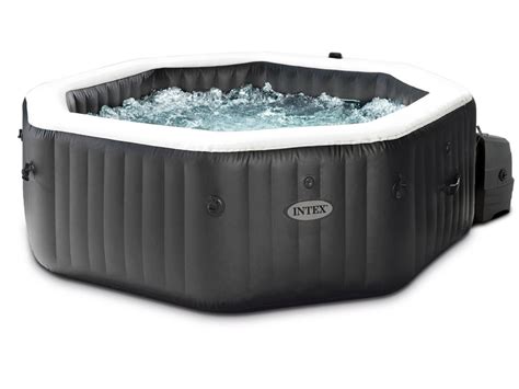 Intex Octagonal Pure Spa Person Bubble Therapy Hot Tub Hot Tub
