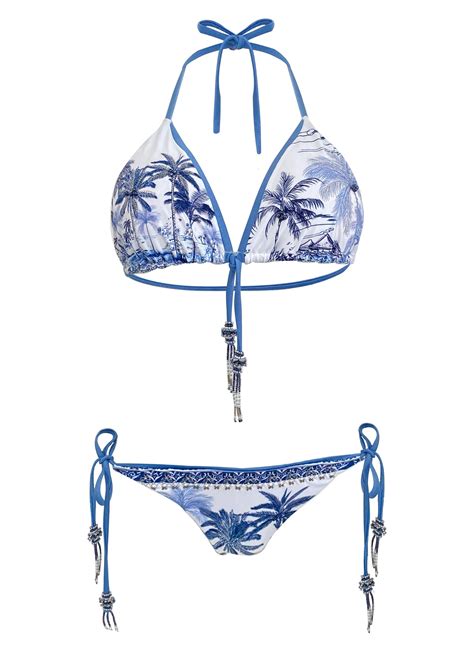 Ripley BIKINI DE LUJO COLOMBIANO BARÚ PALMERAS GIPSY AZUL