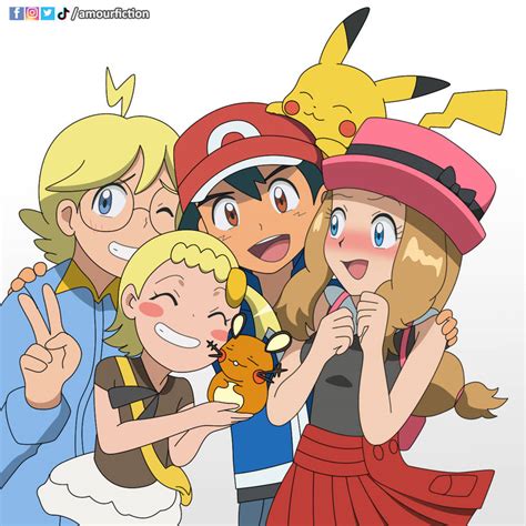 Kalos Gang Pokemon Xy 10th Anniversary By Amarant1 On Deviantart