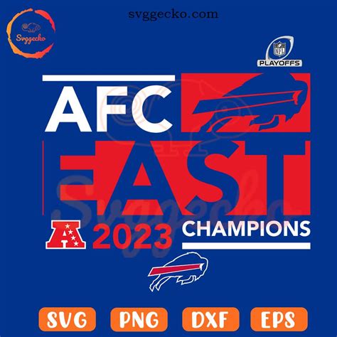 AFC East Champions 2023 Bills SVG, Buffalo Bills NFL Playoffs SVG ...