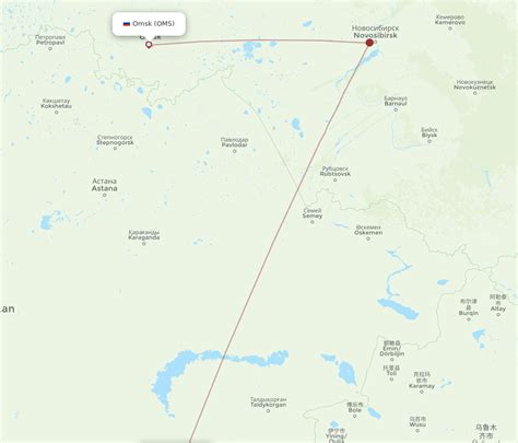 All Flight Routes From Omsk To Bishkek Oms To Fru Flight Routes