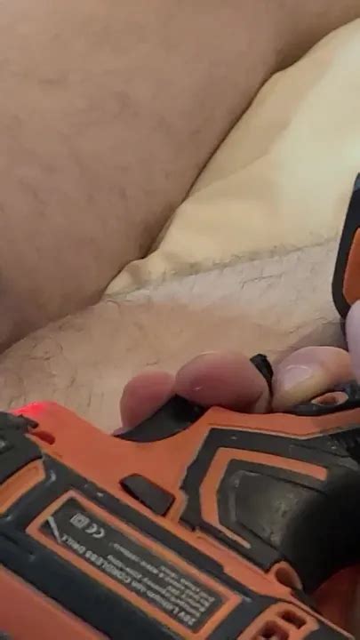 Masturbator A Man Uses A Drill To Mastrubate He Uses A D Printed Masturbator Gay Porn Xhamster