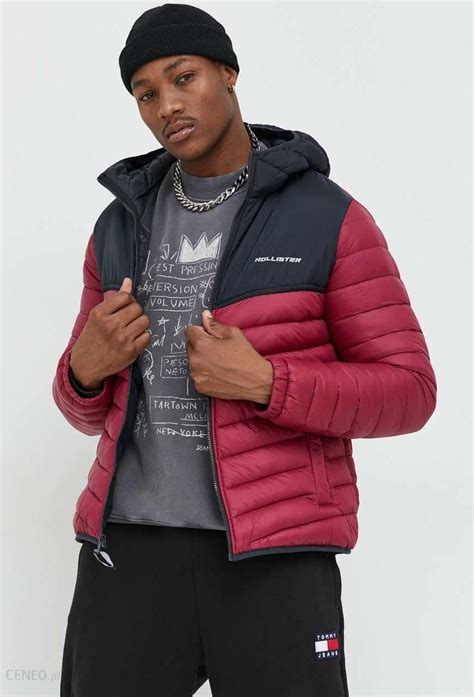 Hollister Co. kurtka męska kolor bordowy przejściowa - Ceny i opinie ...