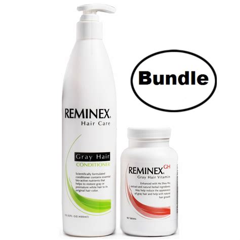 Anti Gray Hair Conditioner Reminex Gh Hair Supplements Kit Hair Care Bundle