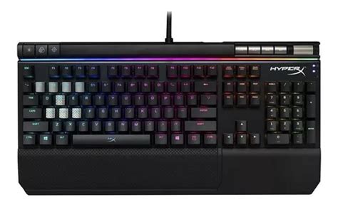 Teclado Gamer Hyperx Alloy Elite Qwerty Ingl S Us Color Negro Con Luz