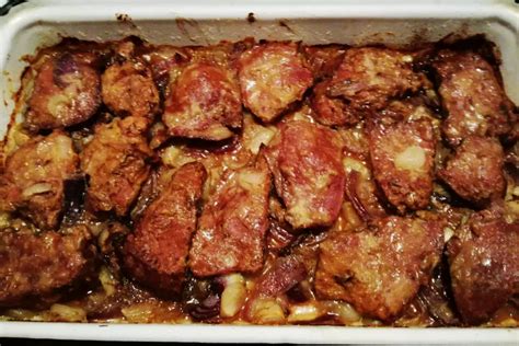 Higado De Cerdo Al Horno Con Cebolla Receta BonApeti Net